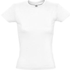 Sol's Miss 11386 Γυναικείο t-shirt Jersey 150 100% βαμβάκι 24 χρώματα WHITE-102
