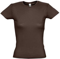 Sol's Miss 11386 Γυναικείο t-shirt Jersey 150 100% βαμβάκι 24 χρώματα CHOCOLATE-398