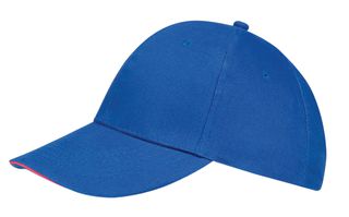 Καπέλο Τζόκεϊ Sol’s Buffalo 88100 – 100 % Βαμβάκι Χνουδιασμένο 260 g ROYAL/NEON CORAL - 529