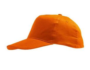 Sol's Sunny 88110 βαμβακερό 180gr Πεντάφυλλο καπέλο τζόκεϊ ORANGE-400