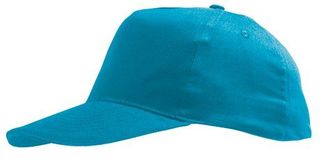 SOL'S SUNNY KIDS 88111 βαμβακερό 180GR παιδικό καπέλο τζόκεϊ AQUA-321