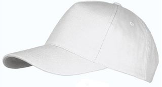 SOL'S LONG BEACH 00594 βαμβάκι 260GR Πεντάφυλλο καπέλο τζόκεϊ WHITE-102