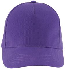SOL'S LONG BEACH 00594 βαμβάκι 260GR Πεντάφυλλο καπέλο τζόκεϊ DARK PURPLE-712