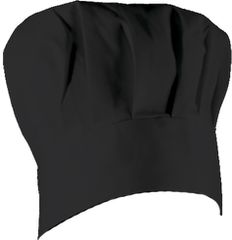 Chef 00422 Σκούφος Μαγείρων 100% βαμβάκι ρυθμιζόμενος με χρατς BLACK