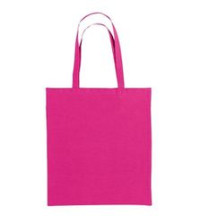 UBAG Cancun Τσάντα αγοράς 42x38cm 100% βαμβάκι με μακριά χερούλια FUCHSIA