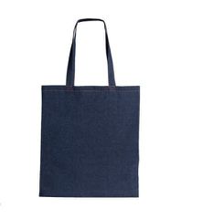 UBAG Dallas Τσάντα 38x42cm με μακρύ χερούλι από ύφασμα τζίν 100% cotton JEANS