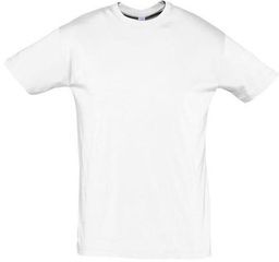 Sol's Regent Λευκό 11380 Unisex t-shirt Jersey 150γρ - 100% Ringspun βαμβάκι WHITE-102