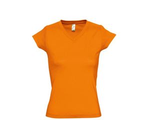 Sol's Moon 11388 Γυναικείο t-shirt Jersey 150 γρ. - 100% βαμβάκι Ringspun σεμί-πενιέ ORANGE-400