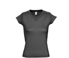 Sol's Moon 11388 Γυναικείο t-shirt Jersey 150 γρ. - 100% βαμβάκι Ringspun σεμί-πενιέ DARK GREY-384