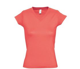 Sol's Moon 11388 Γυναικείο t-shirt Jersey 150 γρ. - 100% βαμβάκι Ringspun σεμί-πενιέ CORAL-158