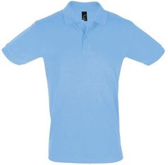 Sol's Perfect Men 11346 Ανδρικό πόλο πικέ Πικέ 180 γρ. - 100% Ringspun βαμβάκι πενιέ SKY BLUE-220