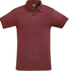Sol's Perfect Men 11346 Ανδρικό πόλο πικέ Πικέ 180 γρ. - 100% Ringspun βαμβάκι πενιέ BURGUNDY