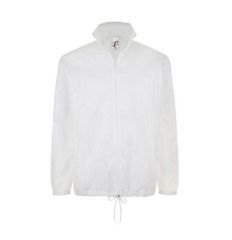 Sol's Shift 01618 Unisex αδιάβροχο αντιανεμικό 100% πολυέστερ, 210T WHITE-102