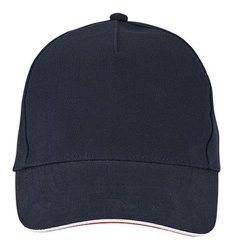 Sol's Longchamp 02116 Unisex Τρίχρωμο Καπέλο Twill - 100% Βαμβάκι, 260γρ FRENCH NAVY-319
