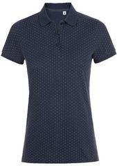 Sol's Brandy Women - 01707 Γυναικείο πόλο πικέ 180γρ - 100% βαμβάκι Ringspun FRENCH NAVY/WHITE-912