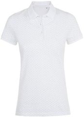 Sol's Brandy Women - 01707 Γυναικείο πόλο πικέ 180γρ - 100% βαμβάκι Ringspun WHITE/FRENCH NAVY-989