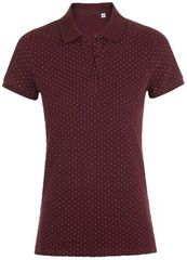 Sol's Brandy Women - 01707 Γυναικείο πόλο πικέ 180γρ - 100% βαμβάκι Ringspun OXBLOOD/WHITE - 502