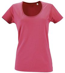 Sol's Metropolitan 02079 Γυναικείο t-shirt Jersey 150 100% βαμβάκι FLASH PINK-138