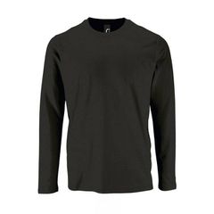 Sol's Imperial LSL Men 02074 Ανδρικό μακρυμάνικο T-shirt DEEP BLACK-309
