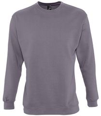 Sol's New Supreme 13250 Unisex φουτερ 50% Bαμβάκι 50% Πολυεστέρα FLANELLE GREY-341