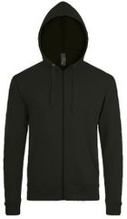 Sol's Stone 01714 Unisex ζακέτα φούτερ με κουκούλα BLACK-312
