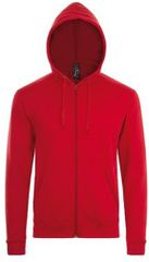 Sol's Stone 01714 Unisex ζακέτα φούτερ με κουκούλα RED-145
