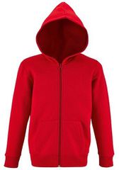 Sol's Stone Kids 02092 Παιδική ζακέτα φούτερ με κουκούλα RED-145