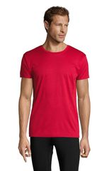 Sol's Sprint - 02995 Unisex αθλητικό T-shirt 100% Πικέ πολυέστερ, 130grs RED-145