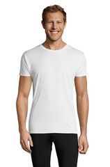 Sol's Sprint - 02995 Unisex αθλητικό T-shirt 100% Πικέ πολυέστερ, 130grs WHITE-102