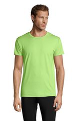 Sol's Sprint - 02995 Unisex αθλητικό T-shirt 100% Πικέ πολυέστερ, 130grs APPLE GREEN-280