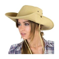 Atlantis Ranger Καπέλο Western 100% Βαμβάκι Twill – Ανθεκτικό & Στυλάτο KHAKI