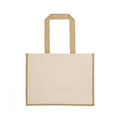 UBAG Sunset δίχρωμη τσάντα 100% Βαμβάκι 42x33x20εκ 28L NATURAL