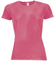 SOL'S SPORTY WOMEN - 01159 t-shirt Polyester Δίχτυ 140 γρ. 100% πολυέστερ NEON CORAL - 153
