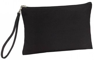 UBAG Marylin Τσαντάκι 26 x 17cm με φερμουάρ 100% Οργανικό Βαμβάκι, 320grs BLACK