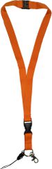 Ιμάντας Λαιμού 2εκ. LIVARDAS 2004 με Κούμπωμα & Κλιπ – One Size – About Basics ORANGE