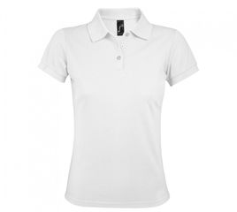 SOL'S PRIME WOMEN 00573 Γυναικείο πόλο πικέ 200g/m 65% Πολυέστερ - 35% Βαμβάκι Ringspun WHITE-102