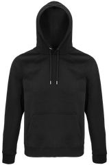 Sol's Stellar 03568 Unisex φούτερ με κουκούλα 280gsm 3 νήματα 80% Οργανικό Βαμβάκι 20% Ανακυκλωμένο Πολυέστερ BLACK-312