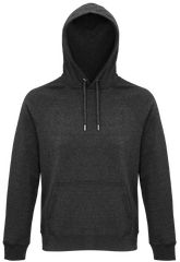 Sol's Stellar 03568 Unisex φούτερ με κουκούλα 280gsm 3 νήματα 80% Οργανικό Βαμβάκι 20% Ανακυκλωμένο Πολυέστερ CHARCOAL MELANGE - 348