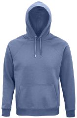 Sol's Stellar 03568 Unisex φούτερ με κουκούλα 280gsm 3 νήματα 80% Οργανικό Βαμβάκι 20% Ανακυκλωμένο Πολυέστερ BLUE - 205