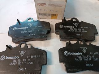 ΤΑΚΑΚΙΑ ΕΜΠΡOΣ ΓΙΑ PORSCHE BOXTER 986, front brake pad set, L+R PORSCHE BOXTER 986,98635193915
