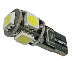 Λαμπτήρας Led T10 Can Bus 5 SMD 5050 ψυχρό λευκό GloboStar