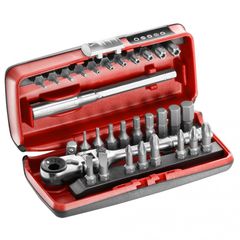 R.180J31PB Σετ Kαστάνια Aρθρωτή & Mύτες 1/4" ULTRA COMPACT 31 Τεμάχια - 1/4" - FACOM (#R.180J31PB)