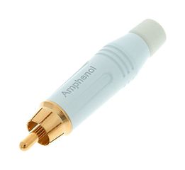 Adam Hall ACPRWHT - RCA Plug White with Gold Contacts - Adam Hall