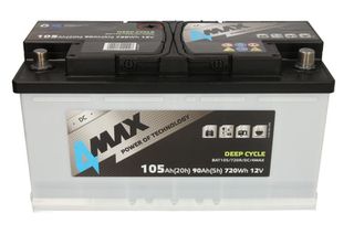 ΜΠΑΤΑΡΙΑ ΒΑΘΕΙΑΣ ΕΦΟΡΤΙΣΗΣ 105ΑΗ... 4MAX!!!!!  ΑΦΟΙ ΜΠΑΔΑ www.badas.gr