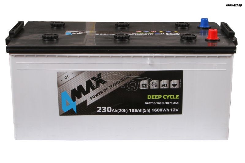 ΜΠΑΤΑΡΙΑ ΒΑΘΕΙΑΣ ΕΚΦΟΡΤΙΣΗΣ 230ΑΗ... 4MAX!!!!!  ΑΦΟΙ ΜΠΑΔΑ www.badas.gr