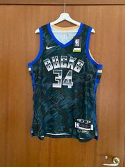 Giannis Antetokounmpo 34 Milwaukee Bucks Nike MVP Men Jersey Limited Edition