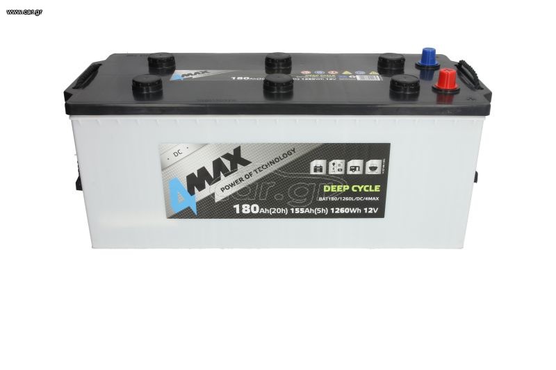 ΜΠΑΤΑΡΙΑ ΒΑΘΕΙΑΣ ΕΚΦΟΡΤΙΣΗΣ 180ΑΗ...4MAX!!!!!  ΑΦΟΙ ΜΠΑΔΑ www.badas.gr