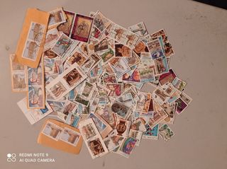 Greece 300+ used stamps, No 6, 1980-2000, free shipping