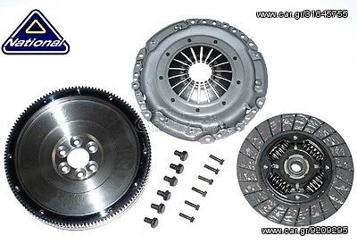 ΔΙΣΚΟΣ ΠΛΑΤΟ ΚΑΙ ΒΟΛΑΝ ΜΟΝΗΣ ΜΑΖΑΣ NATIONAL (UK) ΓΙΑ 6-TAXYTA AUDI A3 (8L) 1.8 T (+QUATTRO) , S3 , TT 1.8 T QUATTRO / SEAT LEON CUPRA R  / VW GOLF IV 1.8 T GTI