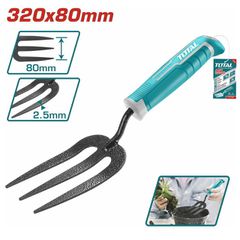 Πηρούνα ΜΙΝΙ Κήπου TOTAL Μεταλλική 320mm ( THFTF38 )